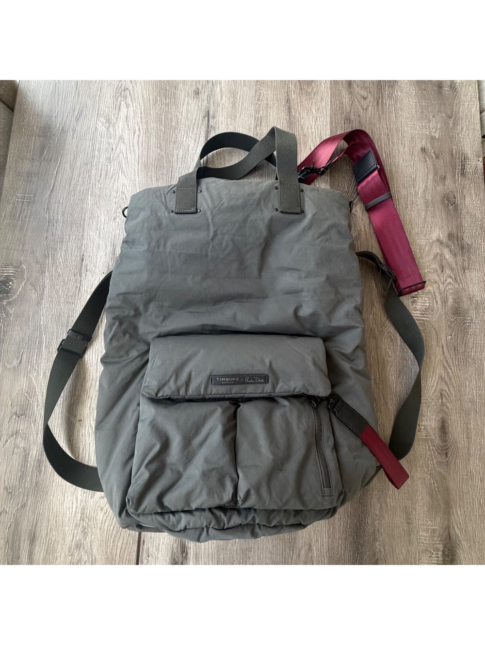 Timbuk2 x Phoebe Dahl Jet Set Travel Duffel Dark Green Backpack